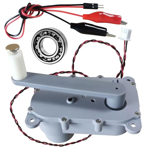 Nightbreeze Hand Crank Generator for Physics & Science Labs – Energy Conversion Teaching Apparatus with LED Bulbs – Classroom Demonstration, School Science Education, Output DC 1-12V