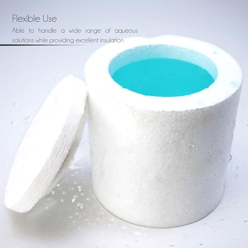 Eisco - Polystyrene Cup Calorimeter with Lid for Simple and Effective Calorimetry - Economical Design for Measuring Heat of Reaction - STEM, Chemistry, and Classroom Use
