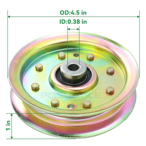 175820 Idler Pulley for Husqvarna 48 Inch Z4822 Z4824 Ride Mowers - size: 1x175820
