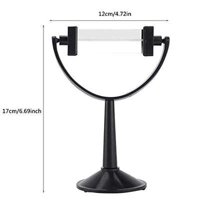 Garosa Optical Glass Triangular Prism with Stand for Physics Light Spectrum Teaching Tool Angle Change for Science Experiments