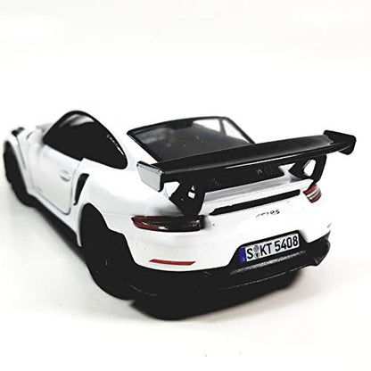 KiNSMART - 2010 Porsche 911 GT2 RS 1:36 Scale 5" Die Cast Metal Model Toy Sports Car Toy (White) - color: White