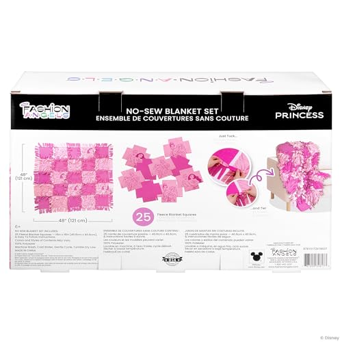 Fashion Angels Disney Princess No-Sew Blanket Kit - color: Princess