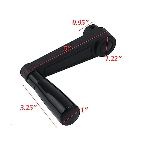 5-Inch Length Foldable Crank Handle for Industrial Machine Tools - style: HD-12mm/1 Pcs