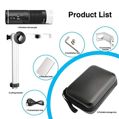 WiFi Digital Microscope for iPhone Android Phone and Mac Windows PC