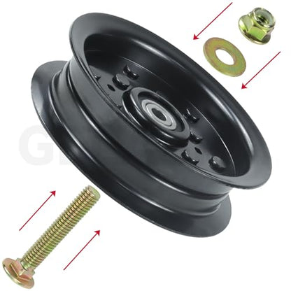 GELASKA 2Pack 532197379 532196106 Idler Pulley for Husqvarna 48" 54" Z254 - color: A2 2x196106