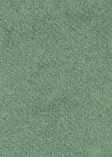 National Nonwovens Mediterranean Mist - Variegated Pastel Blue Green - Wool Felt Oversized Sheet - 35% Wool Blend - 1 12x18 inch Sheet