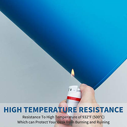 Hengtianmei Heat Insulation Silicone Repair Mat with Scale Ruler and Screw Position for Soldering Iron, Phone and Computer Repair Size: 22 x 14 Inches (H-203) - size: H-203