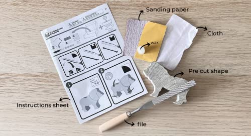 STUDIOSTONE CREATIVE DIY Arts & Crafts Carving Kit Kids Adults Turtle Sculpture Soapstone