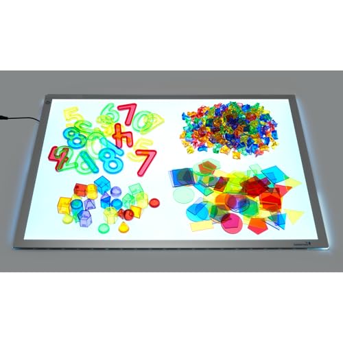 Excellerations Light Table Math Bin - 296 Pieces