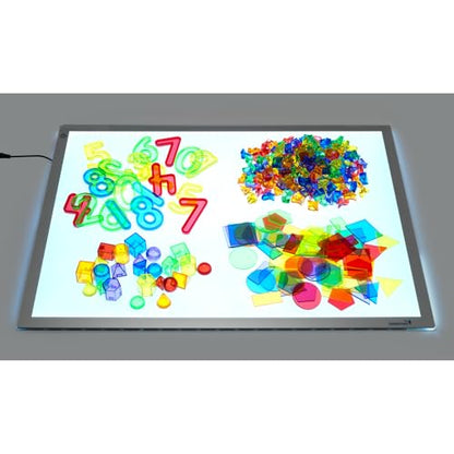 Excellerations Light Table Math Bin - 296 Pieces