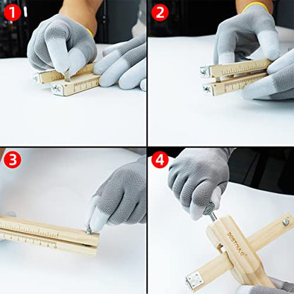BESTNULE Leather Tools, Leather Strap Cutter, Leather Cutter Adjustable