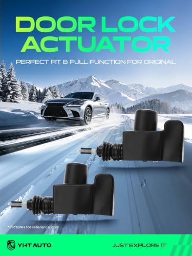 YHTAUTO Front Side Power Door Lock Latch Actuator for Chevrolet, Cadillac
