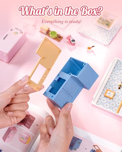 Rolife Super Creator Mini Series, DIY Plastic Miniature Kits Retail Store Series, Mini Model House Building Set for Teens Aged 14+, DIY Crafts/Hobbies for Adults (Homely Baking Kitchen) - style: Homely Baking Kitchen