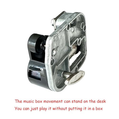 Pursuestar What a Wonderful World Wind Up Music Box, Yunsheng Clockwork Musical Mechanism Movement for DIY Music Boxes Replacement - style: What a Wonderful World