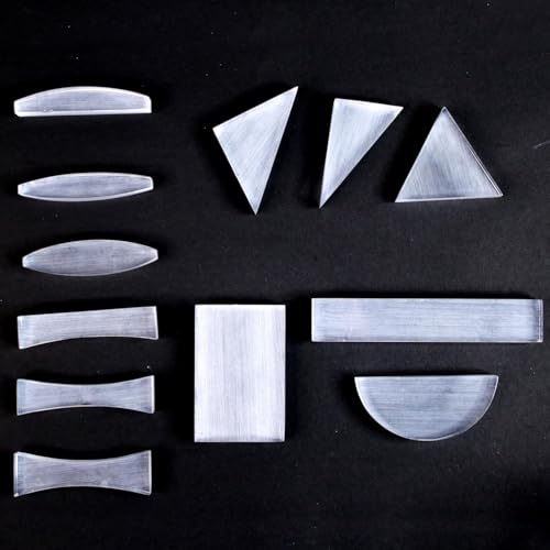 "RK_Enterprises Lenses - to Demonstrate The Concepts of Light | (Set of 12) Acrylic Lenses | Physics for Class 9-12 | Optics Science Activities| Lens Activities, Mirror Activities"