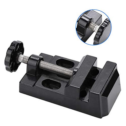 Mini Table Vise, Aluminium Alloy Small Household Bench Clamp for DIY Craft Jewelry Making, 4.3 Inch Portable Vise