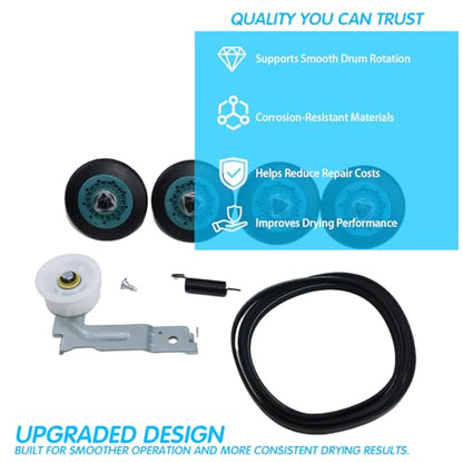 DV50K8600EV/A3 DV40J3000EW/A2 DV328AEW/XAA Dryer Repair Kit Belt Rollers
