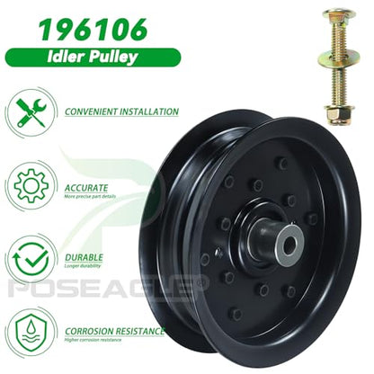 532196106 532197379 Idler Pulley for Husqvarna 54" Z254f RZ5424 - size: 1x196106