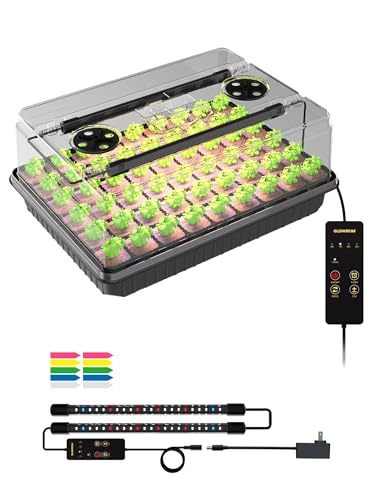 54-Cell Seed Starter Tray with Full Spectrum Grow Light (1)