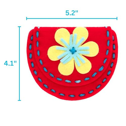 Serabeena Sewing Kit for Kids - Sew Felt Purses | 6 Kits Ages 4-8