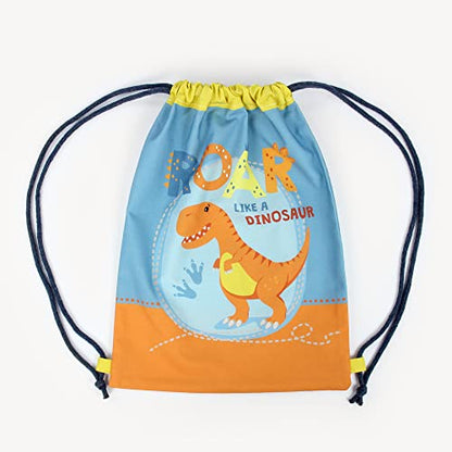 kullaloo Sewing kit for Kids Beginners - DIY Craft for Girls & Boys - Cut & Sew Fabric Panel Dinosaur (Dino Friends) - color: Dino Friends