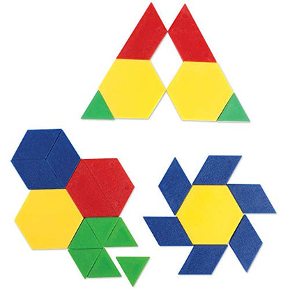 Learning Resources Plastic Pattern Blocks .5cm