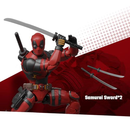 BLOKEES Marvel Deadpool & Wolverine Champion Class 04 Deadpool Model Kit - Assembly Required - No Tools - No Cutting - No Glue - No Paint - Age 14+