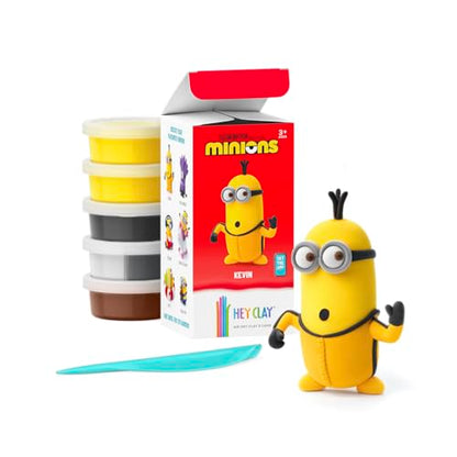 HEY CLAY Minions Modeling Air Dry Clay for Kids 4-8 Craft Kits for Kids - color: Kevin