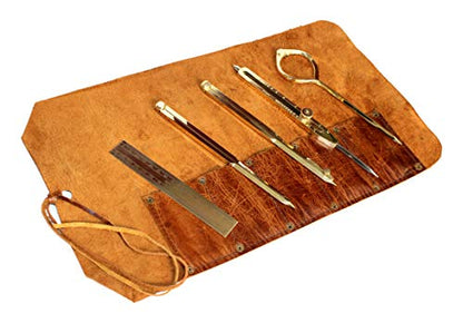 Proportional Divider Set of 5, Full Brass 8" Navigation Dividers