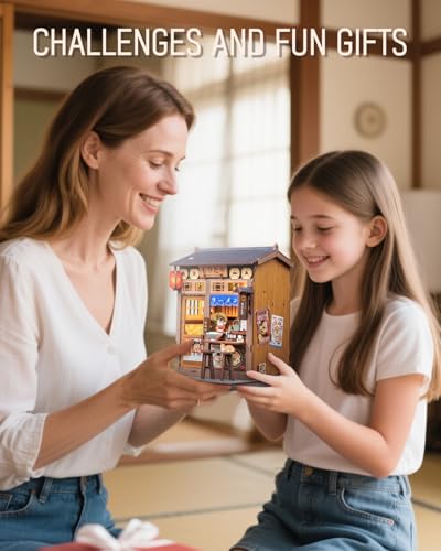 Cutefun Japanese Book Nook Kit - DIY Miniature House Kit for Adults - color: Morita Ramen