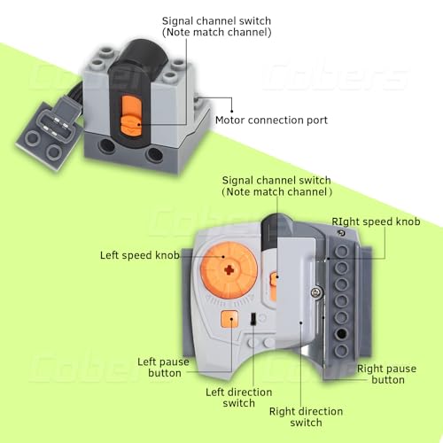 9-in-1 Motor-Kit Power-Function-Set Compatible with Major Brand