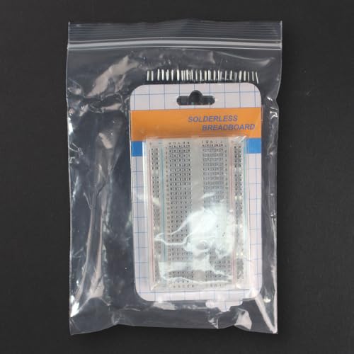 Breadboard Jumper Wires Kit Include 400 Tie Points Breadboards Male-Male 10CM 40Pin Jumper Wire - color: 400TieBreadboard-JpWire40Pin