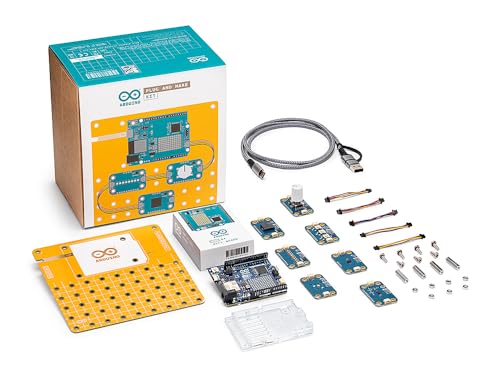 Arduino Official Plug and Make Kit [AKX00069] - Ultimate Starter Kit for Beginners | Build Connected Projects Easily | Fun & Educational Technology Package for Learning Electronics & Coding