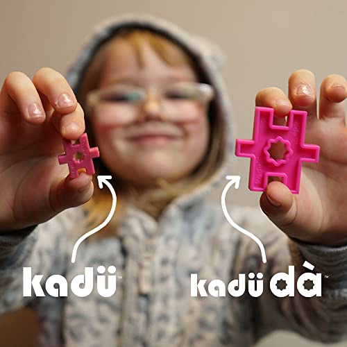 KADÜ 250 Piece Rainbow Set Kids Age 5+ Building Block STEM Interlocking Toy - color: Rainbow, size: 250 Pieces