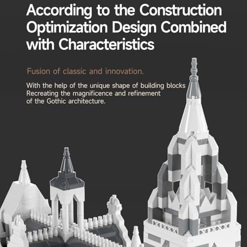 Cologne Cathedral Germany Micro Brick Building Set (3598 Pieces) – Landmark Model Educational Toy Gift for Kids and Adults - color: Cologne Cathedral