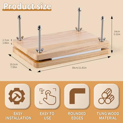 Book Binding Kits Bookbinding Kit Book Binding Press 7.9x11.6" Book Press - size: 7.9"x11.6" Bookbinding Kit