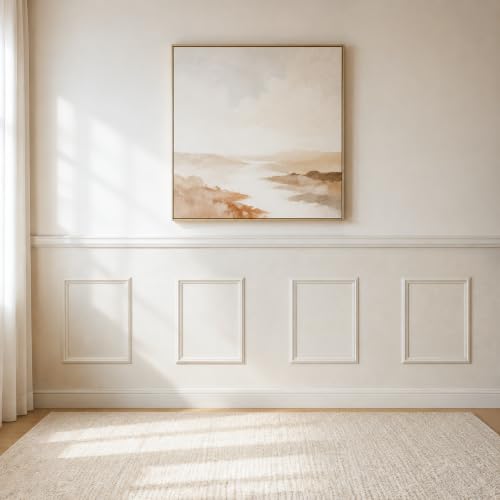 Pre-Cut Paintable Wall Molding Kit, 3 Set Accent Wall Panels (16"x 20") - size: 16"x 20"
