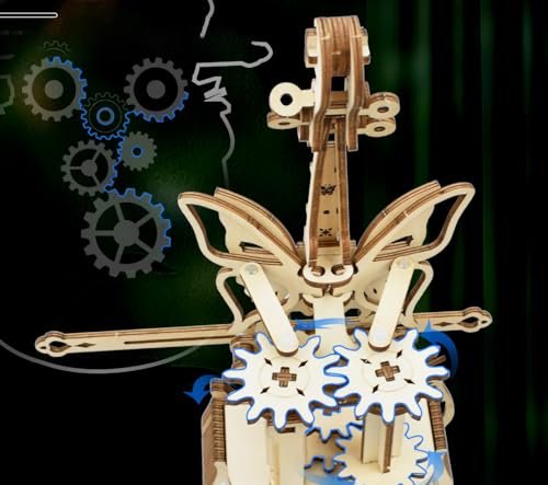 3D Wooden Brain Teaser Puzzle for Teens Wooden Music Boxes Cello Model Kits for Adults DIY Building Wood Crafts Mechanical Puzzle Building Kits for Teens