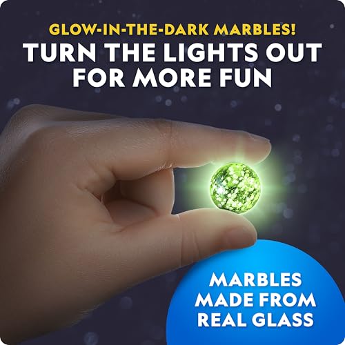 National Geographic Glow in the Dark Marble Run 25-Piece Expansion Pack - style: Glowing Expansion Pack