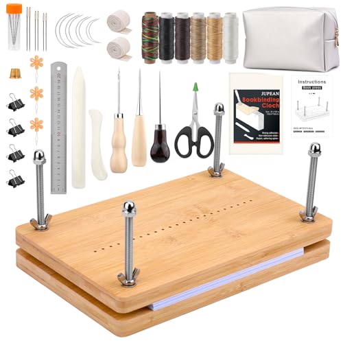 Book Binding Kits for Beginners Bookbinding Kit Book Making Kit Book Press - size: 11.6"x7.9" Bookbinding Kit -5