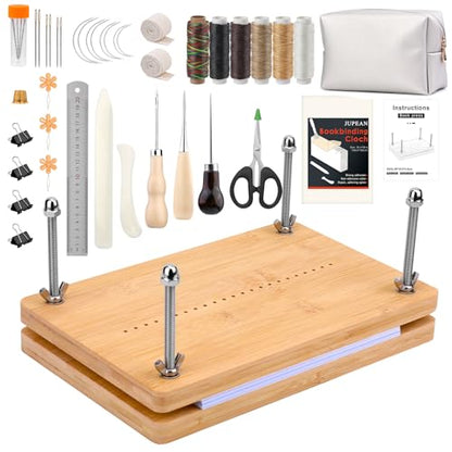 Book Binding Kits for Beginners Bookbinding Kit Book Making Kit Book Press - size: 11.6"x7.9" Bookbinding Kit -5