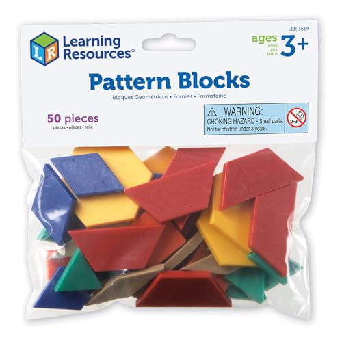 Learning Resources Pattern Blocks - size: 0.5cm