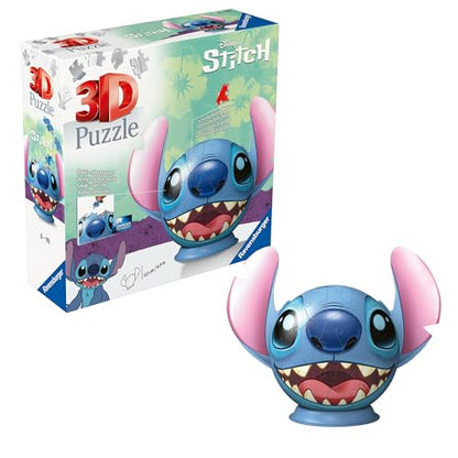 Ravensburger Puzzle-Ball Disney Stitch 72 Pieces Jigsaw Puzzle for Kids - Every Piece is Unique, Pieces Fit Together Perfectly