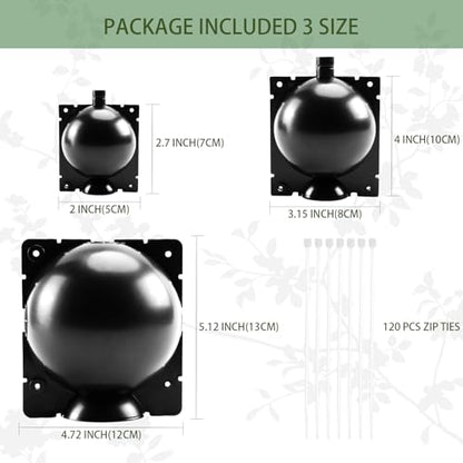 Plant Root Growing Box, 30 Pack, 3 Sizes