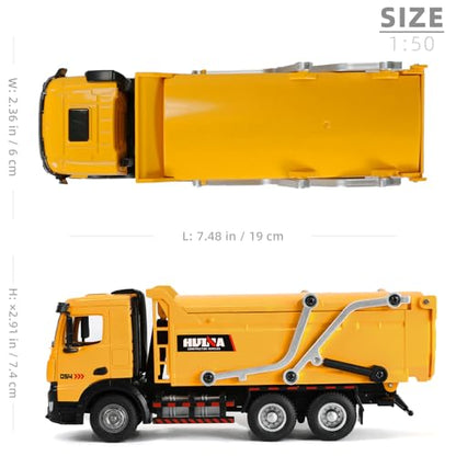 Dump Truck Toy with Movable Cap for Boys 1/50 Construction Vehicle Model