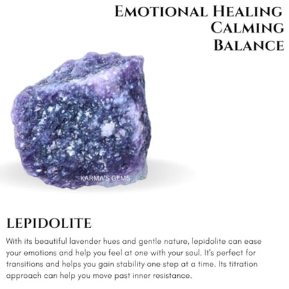 Crystals, Rocks, Jade, Crystals and Healing Stones, Witchcraft Supplies, Healing Crystals, Stones, Healing Stones, Rock Collection, Agate, Raw Stones (Lepidolite, 2 Pcs) - color: Lepidolite