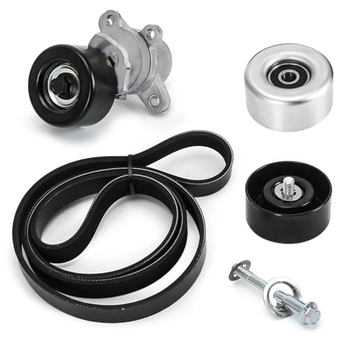 90K-39155 Serpentine Drive Belt Tensioner w/Pulley Kit Compatible with Nissan Altima 3.5 2007-2012 Maxima 2009-2015 Murano 2009-2014 Replace 39155 36356 36357 K070669