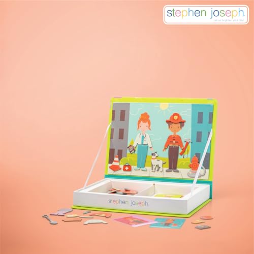 Stephen Joseph Magnetic Activity Set for Kids, Zoo 50-Piece Play Set - color: Zoo