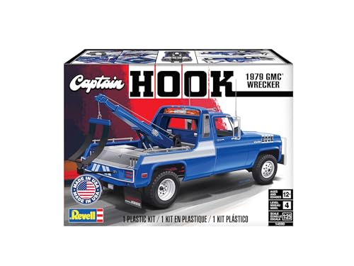 Revell 14590 1979 GMC Wrecker “Captain Hook” 1:25 Scale 57-Piece Skill Level 4 Model Building Kit