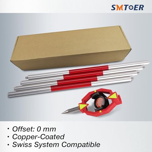 Mini Prism Reflector with 4 Rods, 0 mm Offset Constant - size: 0 mm